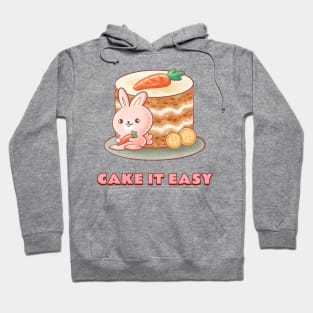 "Cake" it easy funny cute pun Hoodie